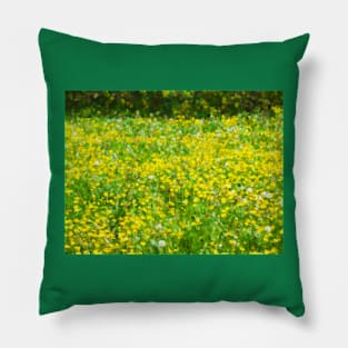 Buttercup Bokeh Pillow