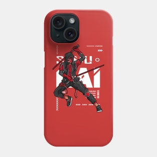 Modern Samurai Hero Cyberpunk Phone Case