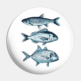 Aquatic Creatures Pin