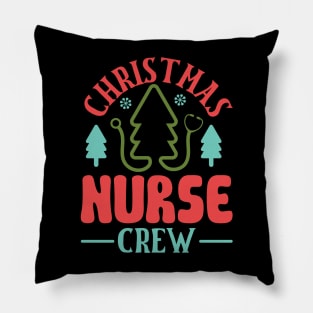 Christmas Nurse Crew Pillow