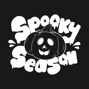 Pumpkin Spooky Season (white ver.) T-Shirt