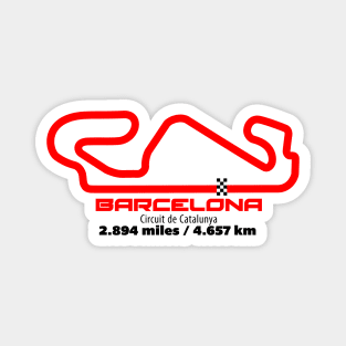 Spanish Track Graphic Magnet