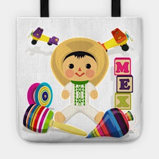 Mexican Toys. Traditional Mexican Toys Tote