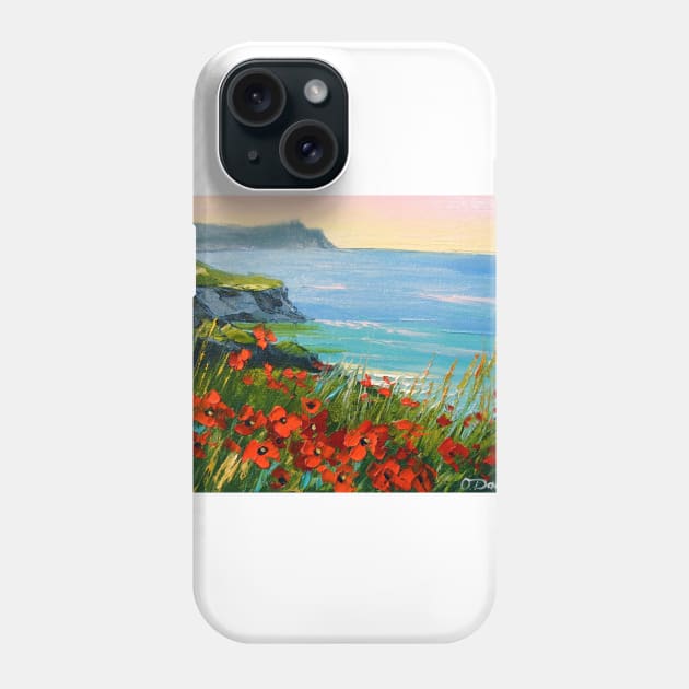 Flowers by the sea Phone Case by OLHADARCHUKART