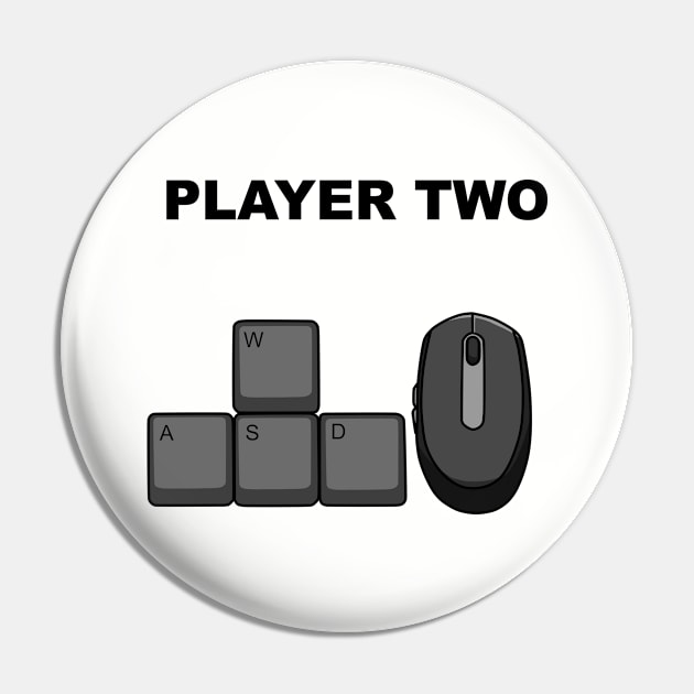 Player Two Pin by alysan