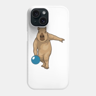 Capybara Bowling Bowling ball Phone Case