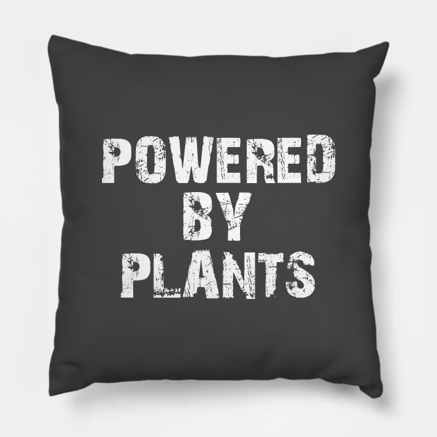 Powered by Plants Pillow by Great North American Emporium