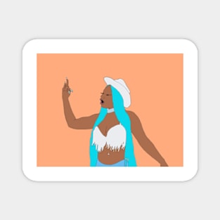 Megan Thee Stallion Fan Art Magnet