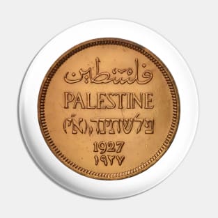 Palestine coins 1927 Pin