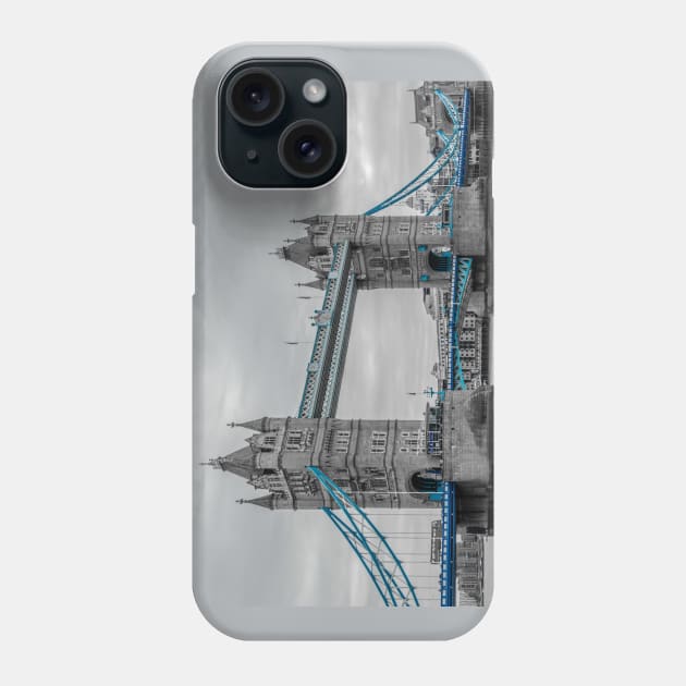 Blue over Blue Phone Case by Enzwell