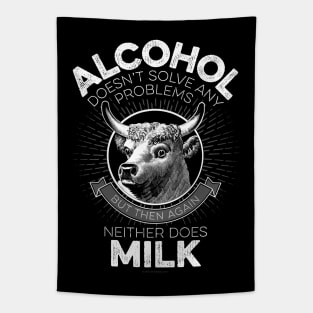 Alcohol vs. Milk Tapestry