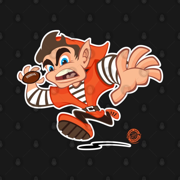 Cleveland Browns Elf Runner by Goin Ape Studios