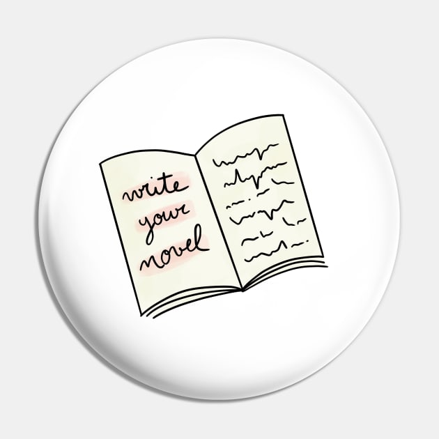 Write Your Novel Pin by nathalieaynie