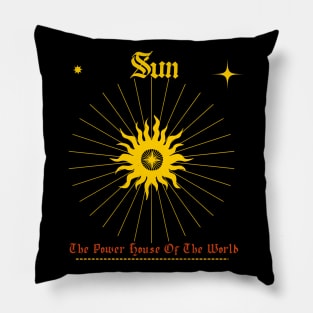 SUN- The power house of the world Pillow