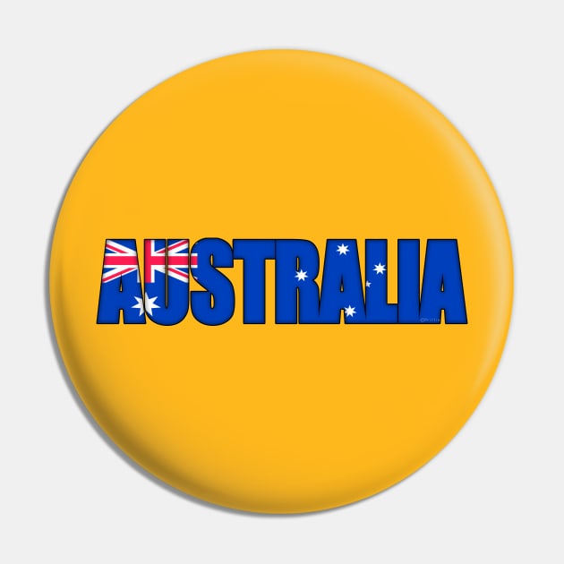 Australia Pin by SeattleDesignCompany