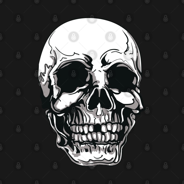 Cool skull illustration by imdesign