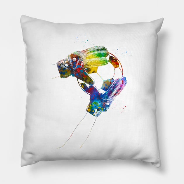 Soccer Goalie Pillow by erzebeth