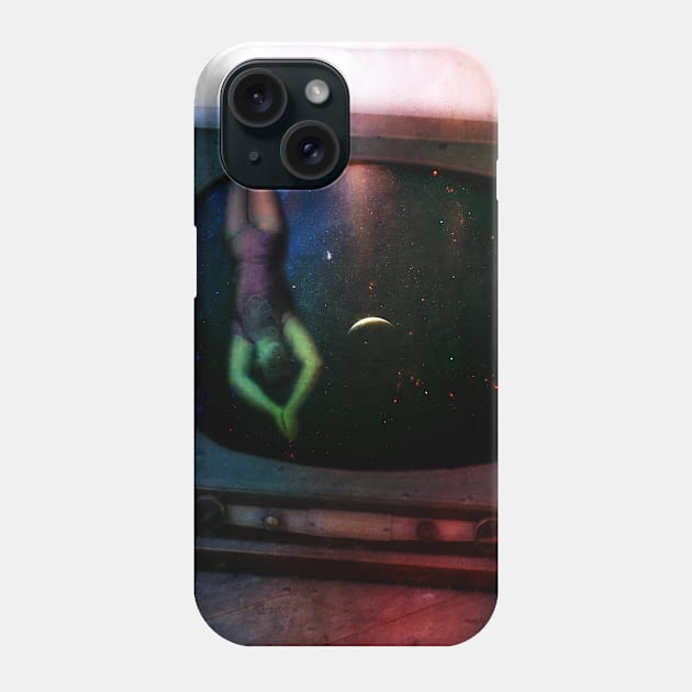 Space TV Phone Case by SnowOwl