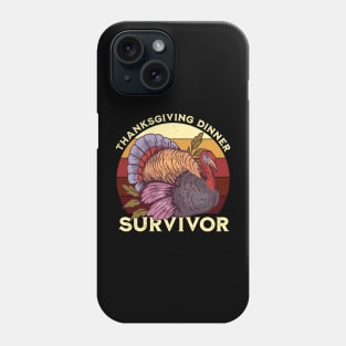 Thanksgiving Survivor Turkey Phone Case