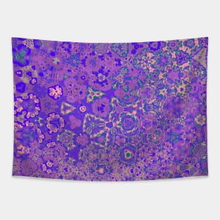 Groovy Colorful Boho Hippie Trippy Kaleidoscope Abstract Digital Art Tapestry