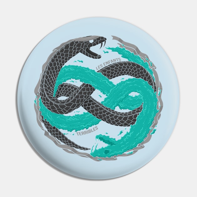 The Twin Snakes Pin by Pockets