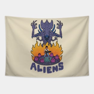 Aliens Tapestry