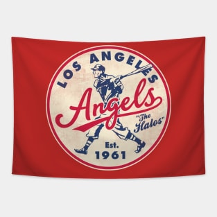 Old Style Los Angeles Angels by Buck Tee Tapestry