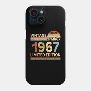 Vintage Since 1967 Limited Edition 56th Birthday Gift Vintage Men's Phone Case