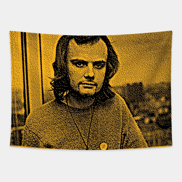 Retro Style John Peel 8bit Fan Art Tapestry by CultOfRomance