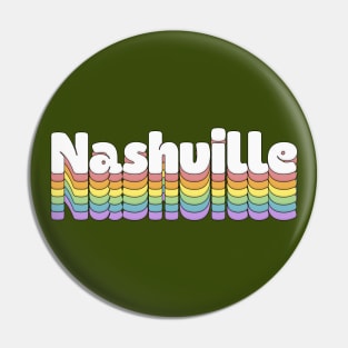 Nashville  // Retro Typography Design Pin