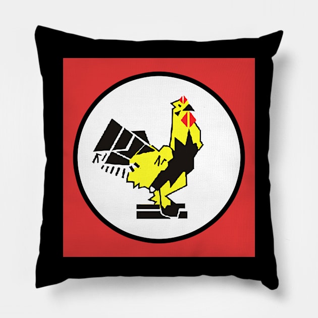 ayam jago Pillow by Jagoillustation