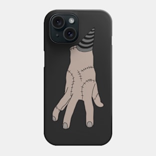 Thing Addams on Wednesday's birthday Phone Case