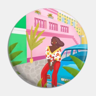 Tropical Girl Pin