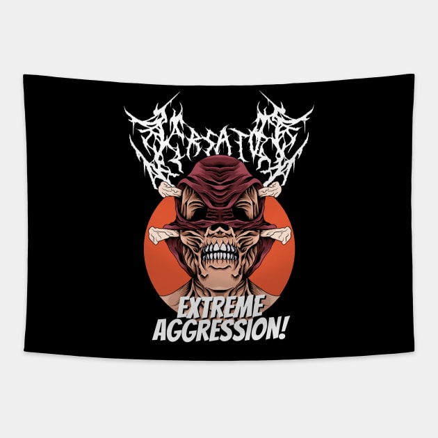 Kreator - Extreme Aggresion // Artwork in Album Fan Art Design Tapestry by Liamlefr