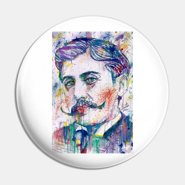 MARCEL PROUST - watercolor portrait .2 Pin by lautir