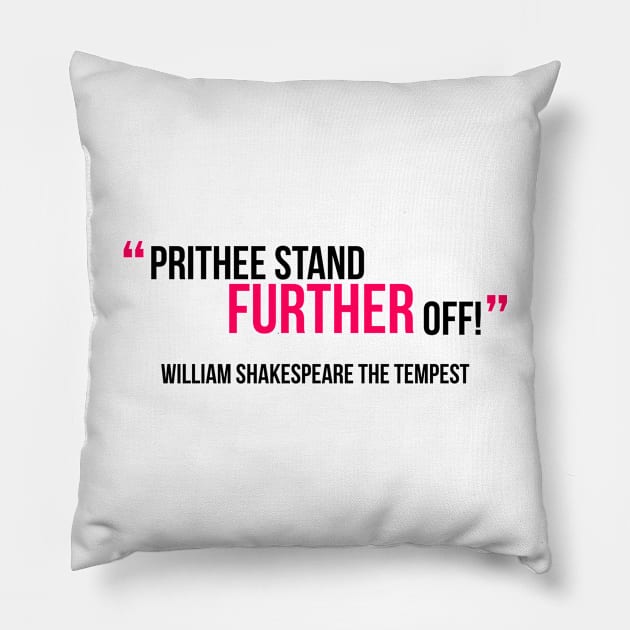 William Shakespeare Quotes Pillow by shippingdragons