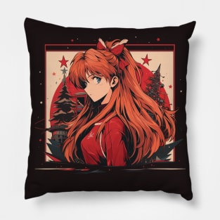 asuka xmas Pillow