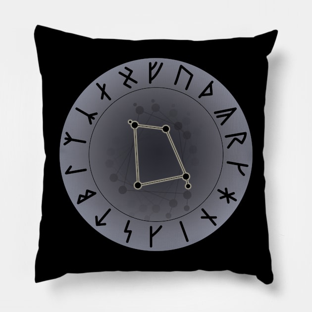 Corvus Infinitum Pillow by MarFrnc