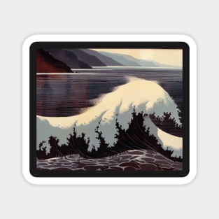 eyvind earle the famous wave Magnet