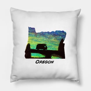 Van Life Oregon Pillow