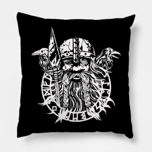 Odin Shirt Featuring Huginn and Muninn Pillow