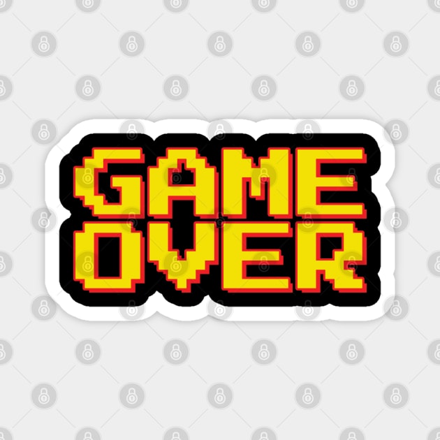 Game Over Dumb Money Magnet by MattOArtDesigns