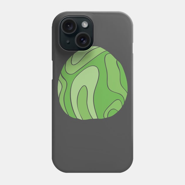 Cabbage - Stylized Food Phone Case by M.P. Lenz