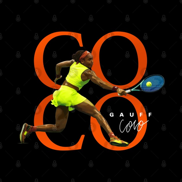 Coco Gauff by Juantamad