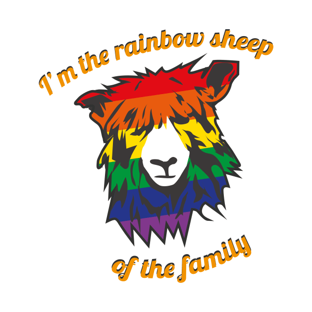 I'm The Rainbow Sheep Of The Family by Frankie Rain