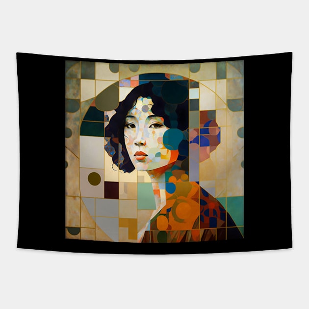 Asian Abstract #1 Tapestry by n23tees