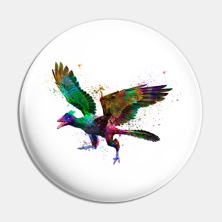 Archaeopteryx in water color Pin