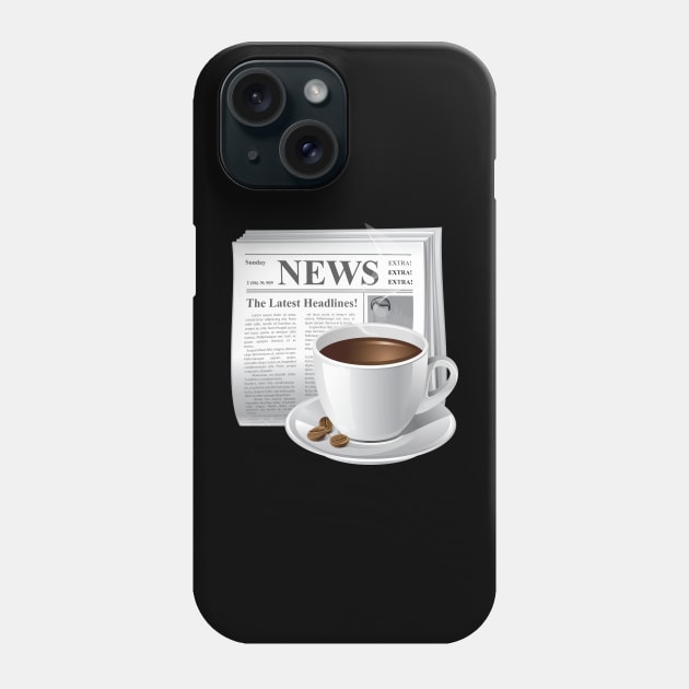 Newspaper Phone Case by I-Heart-All