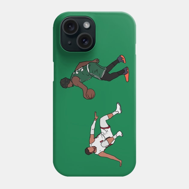 Marcus Smart Crosses Over Max Strus Phone Case by rattraptees