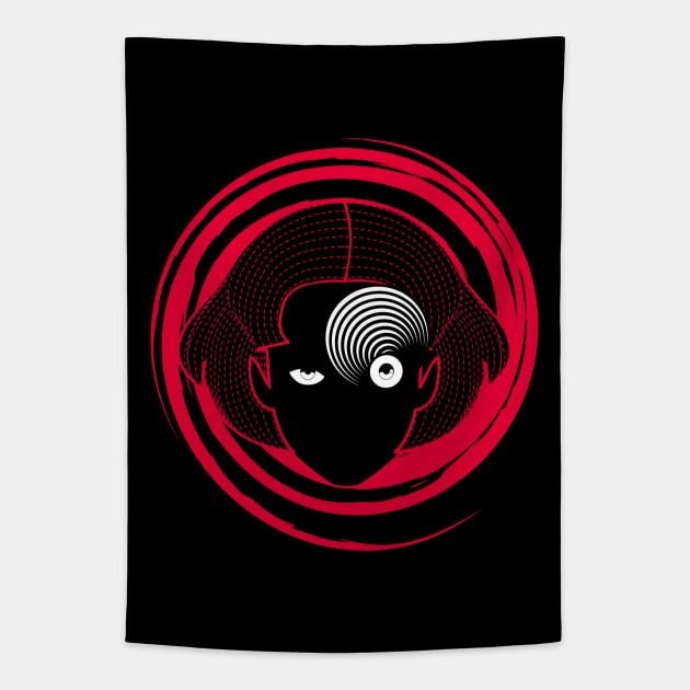 The Spiral is Everywhere Tapestry by manoystee